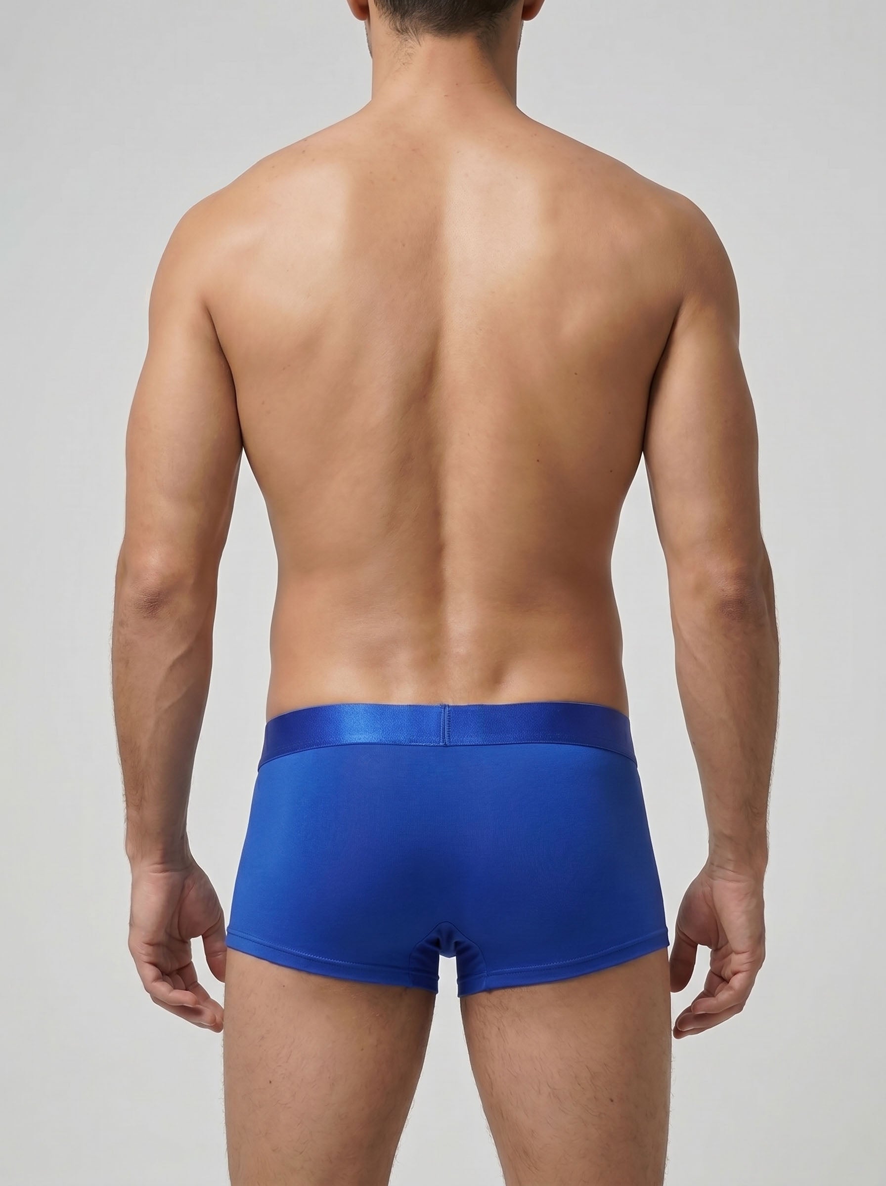 Embossed Modal Boxer Brief - Blue