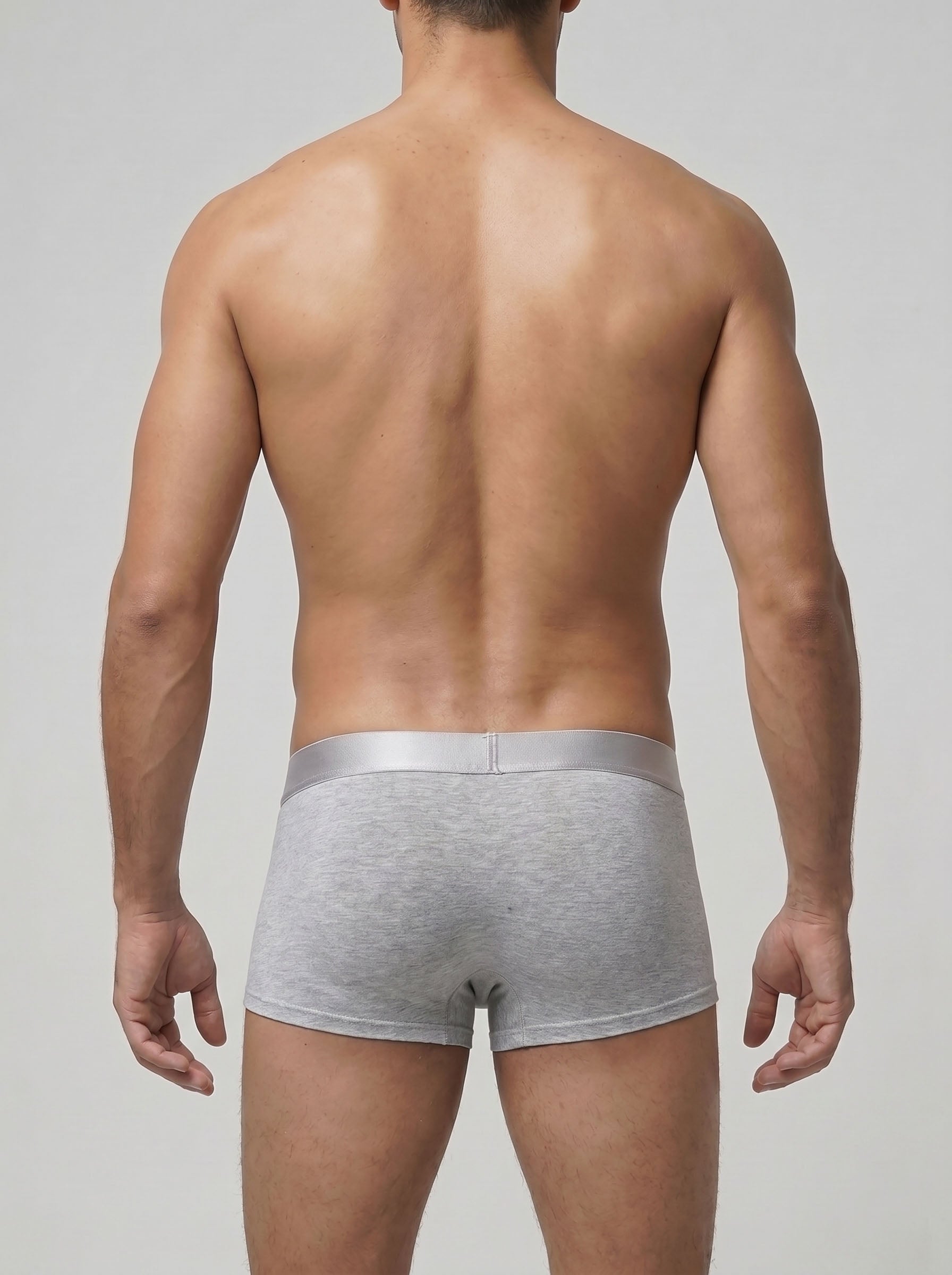 Embossed Modal Boxer Brief - Gray