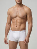 Embossed Modal Boxer Brief - White