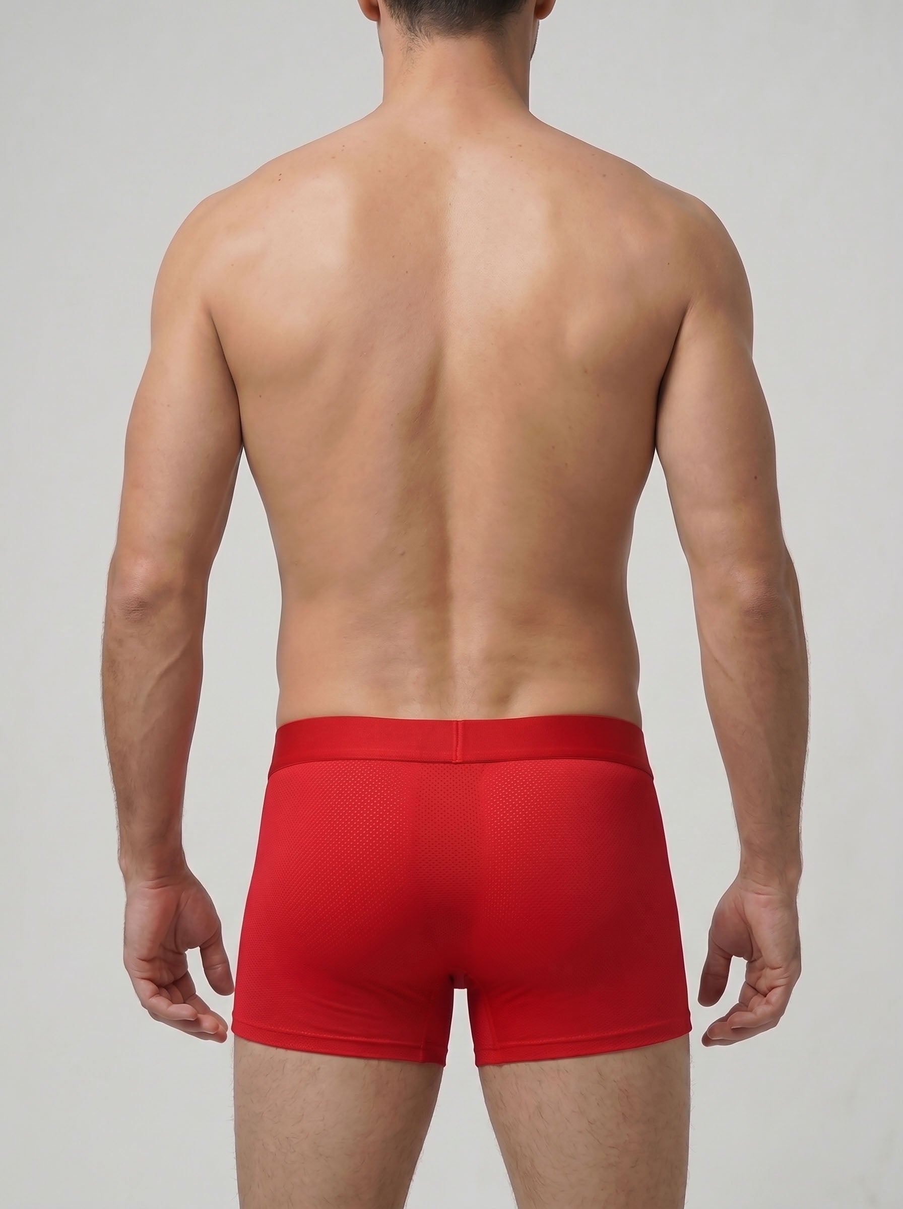 Micro-Mesh Boxer Brief - Red